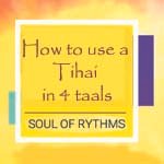 How to use a tihai in 4 taals